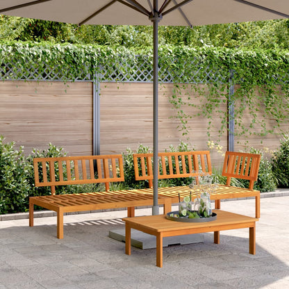 Pallet Sofa Set | Natural Wood | Solid acacia wood with an oil finish