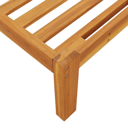 Garden Pallet Corner Sofa | Natural wood | Solid acacia wood | Large