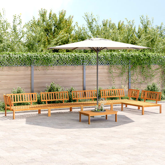 Pallet Sofa Set | Natural Wood | Solid acacia wood | Large | Modular