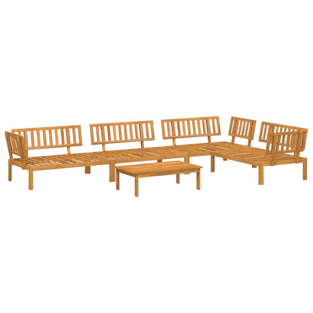 Pallet Sofa Set | Natural wood | Solid acacia wood | Medium | Modular