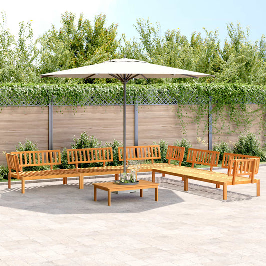 Pallet Sofa Set | Natural wood | Solid acacia wood | Large | Modular