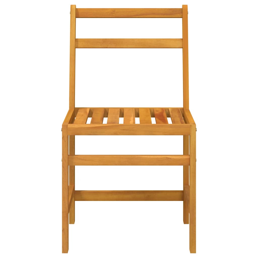 3 Piece Balcony Set Solid Wood Acacia