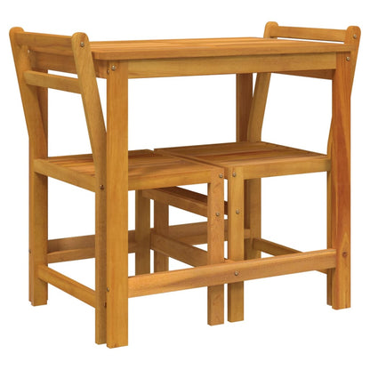 Balcony Set | Natural Acacia Wood | Solid Acacia wood | Compact