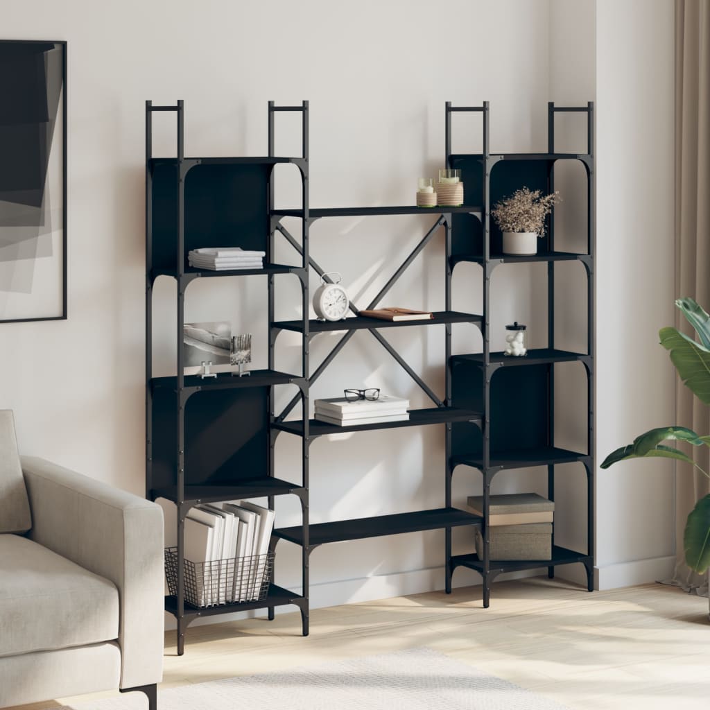 Bookshelf | Black | Engineered wood | Large | Bookshelf | Rectangular