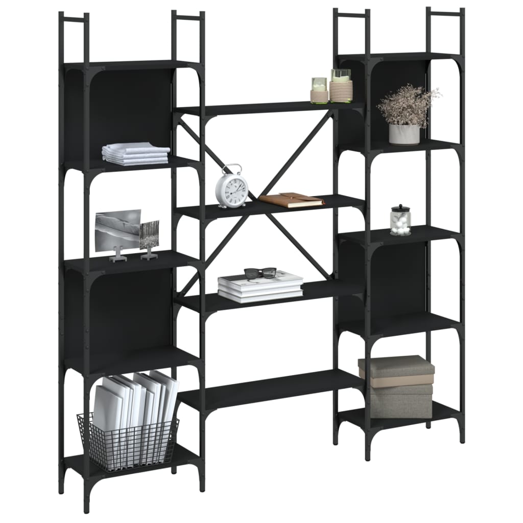 Bookshelf | Black | Engineered wood | Large | Bookshelf | Rectangular