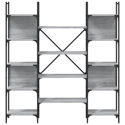 Bookshelf Grey Sonoma 155,5x24x166,5 cm Engineered Wood