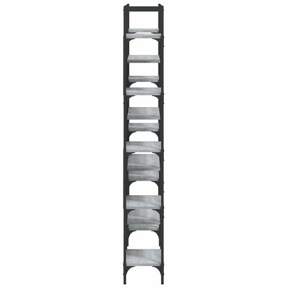 Bookshelf Grey Sonoma 155,5x24x166,5 cm Engineered Wood