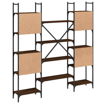 Bookshelf Brown Oak 155,5x24x166,5 cm Engineered Wood