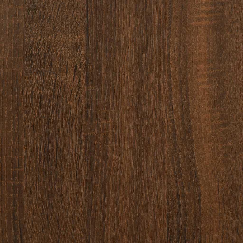Bookshelf Brown Oak 155,5x24x166,5 cm Engineered Wood