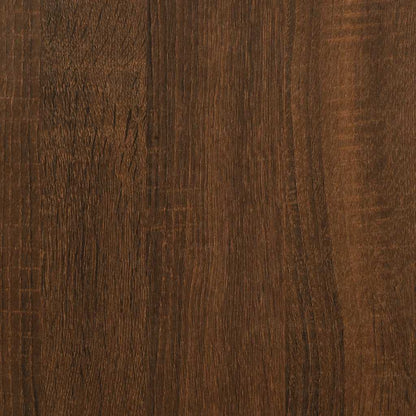 Bookshelf Brown Oak 155,5x24x166,5 cm Engineered Wood