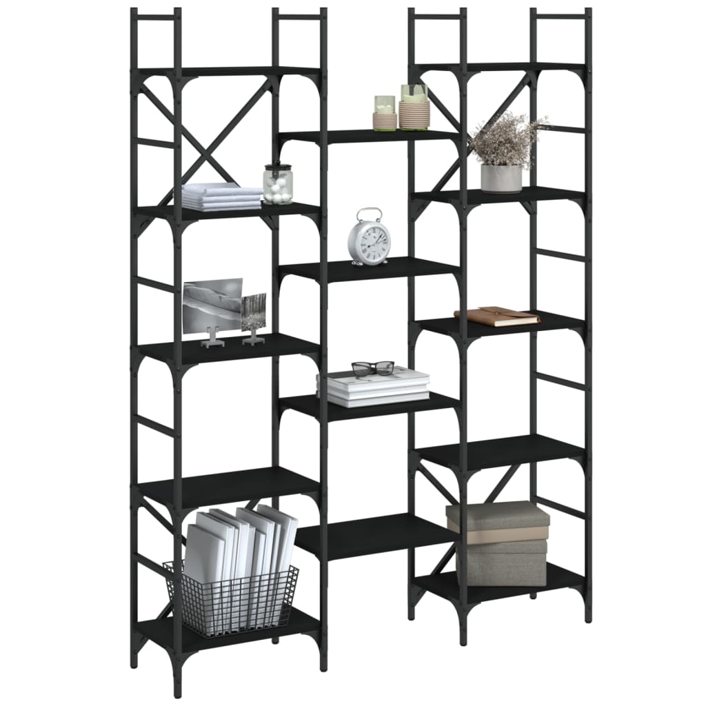 Bookshelf | Black | Engineered wood | Large | Bookshelf | Rectangular
