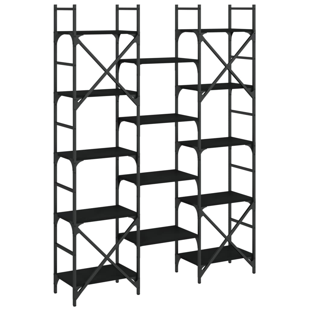 Bookshelf | Black | Engineered wood | Large | Bookshelf | Rectangular