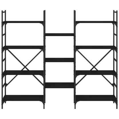 Bookshelf | Black | Engineered Wood | Tall | Bookshelf | Rectangular