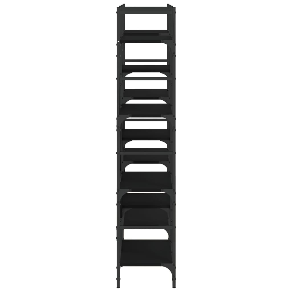 Bookshelf | Black | Engineered Wood | Tall | Bookshelf | Rectangular