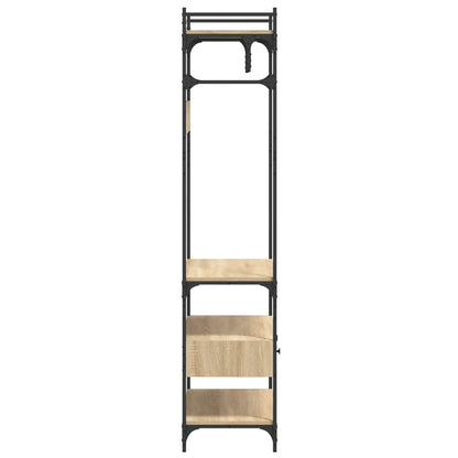 Wardrobe with Drawers Sonoma Oak 89x39x184,5 cm Engineered Wood