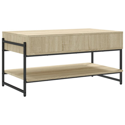 Coffee Table Sonoma Oak 90x50x45 cm Engineered Wood
