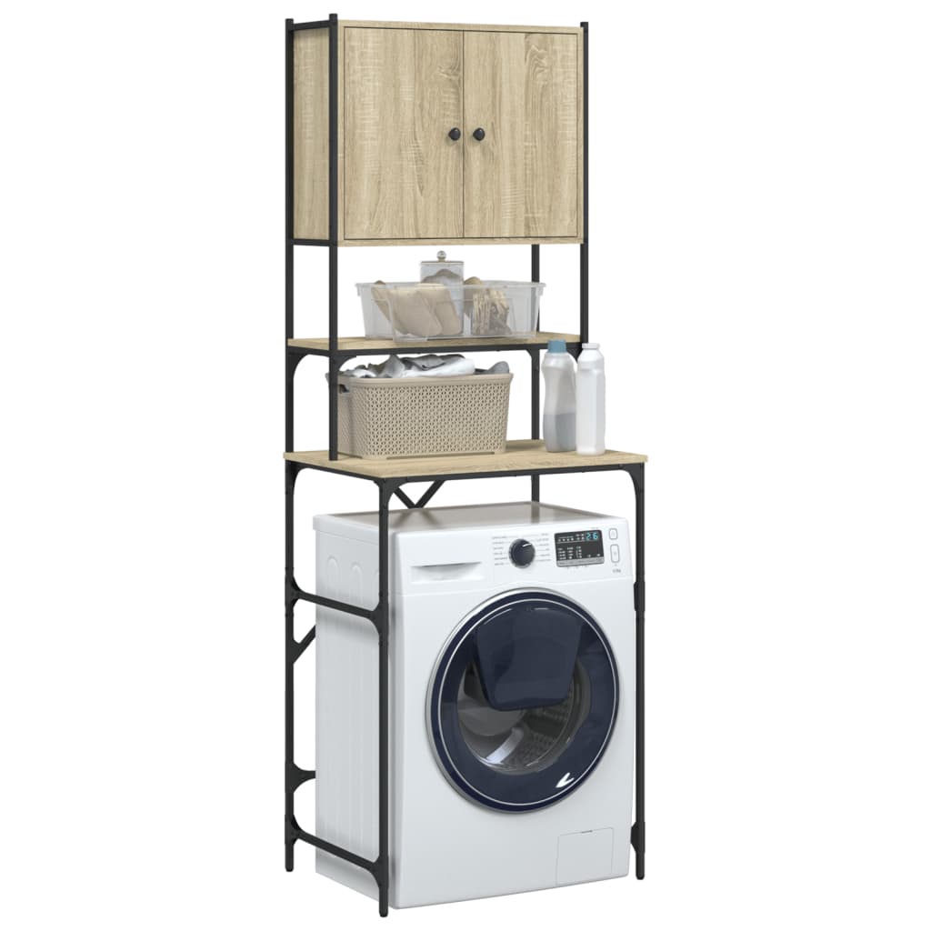Washing Machine Cabinet Sonoma Oak 68x48,5x194 cm