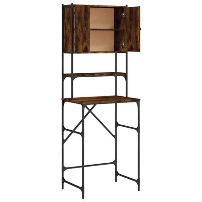 Washing Machine Cabinet Smoked Oak 68x48,5x194 cm