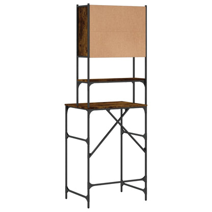 Washing Machine Cabinet Smoked Oak 68x48,5x194 cm