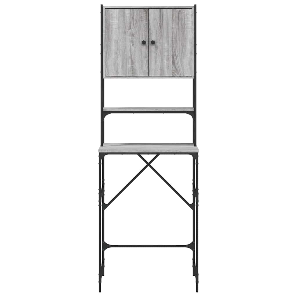 Washing Machine Cabinet Grey Sonoma 68x48.5x194 cm