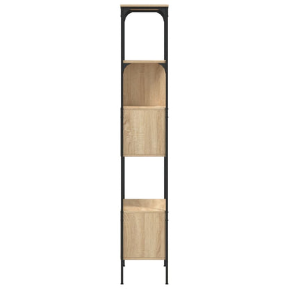 Bookcase 5-Tier Sonoma Oak 76x33x188,5 cm Engineered Wood