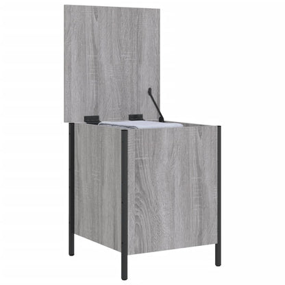Storage Bench Grey Sonoma 40x42.5x50 cm Engineered Wood