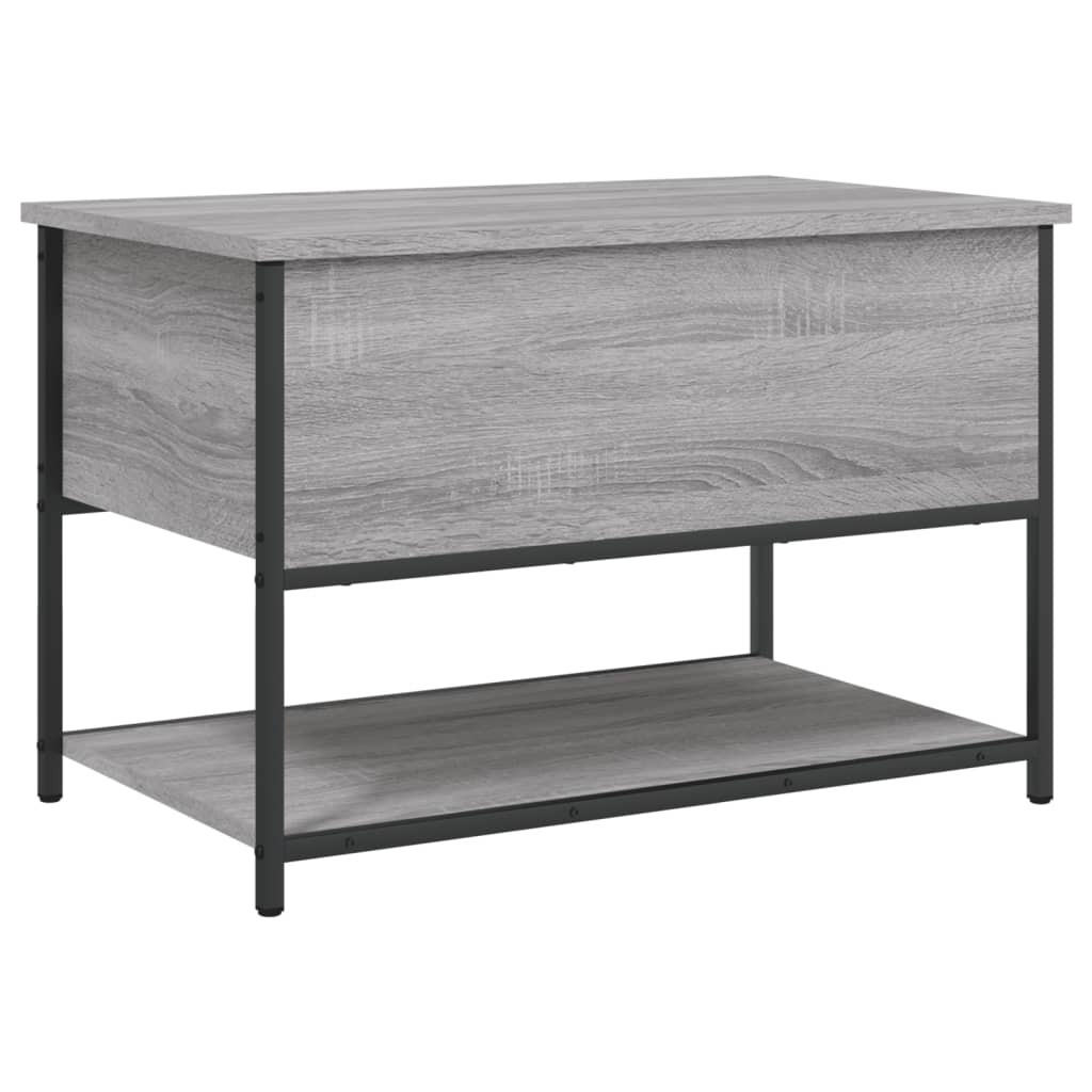Storage Bench Grey Sonoma 70x42,5x47 cm Engineered Wood
