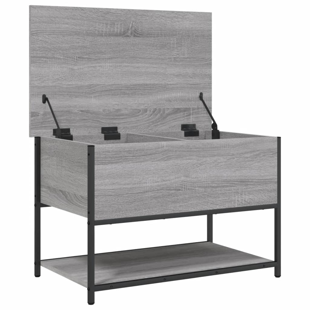 Storage Bench Grey Sonoma 70x42,5x47 cm Engineered Wood