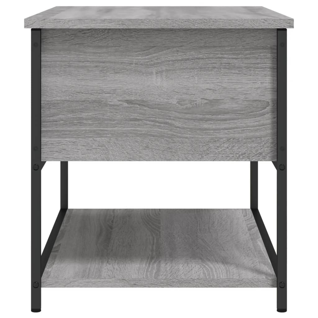 Storage Bench Grey Sonoma 70x42,5x47 cm Engineered Wood