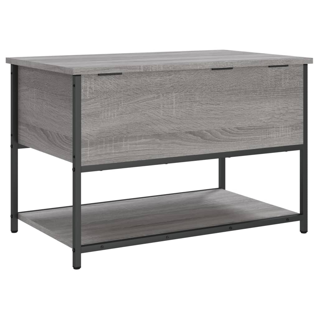 Storage Bench Grey Sonoma 70x42,5x47 cm Engineered Wood