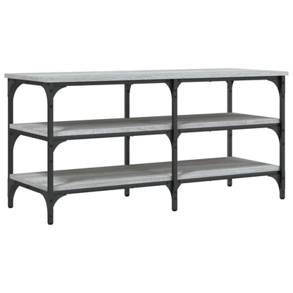 Shoe Bench Grey Sonoma 100x38,5x49 cm Engineered Wood