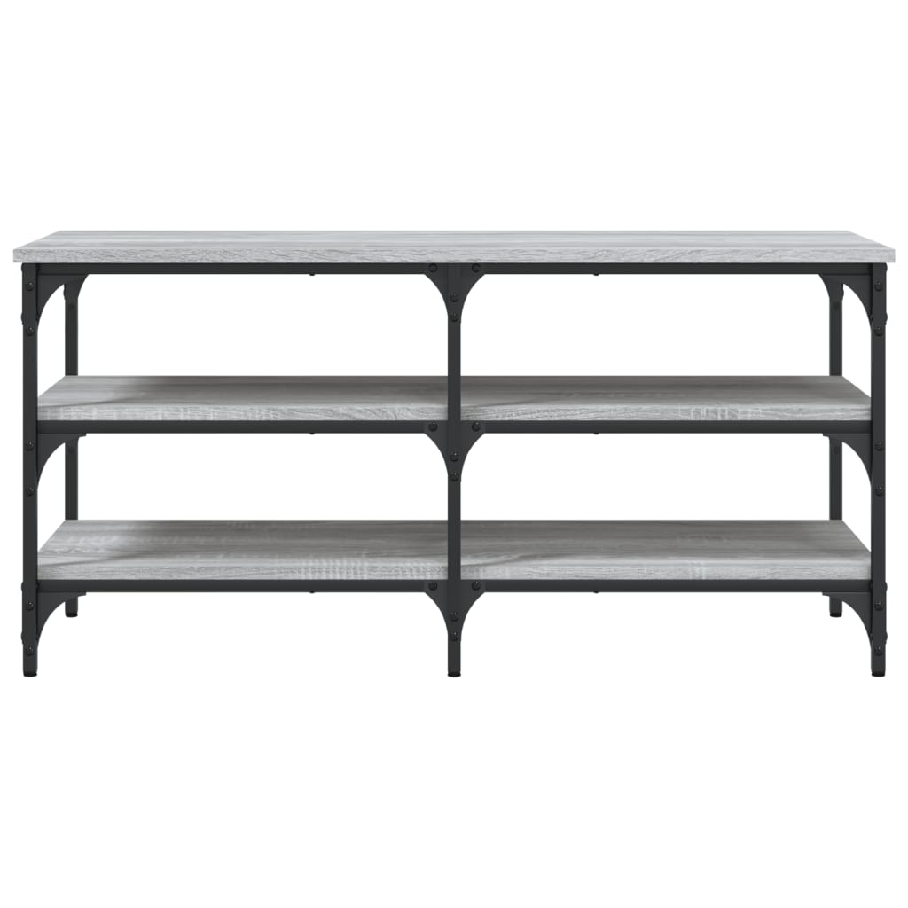 Shoe Bench Grey Sonoma 100x38,5x49 cm Engineered Wood