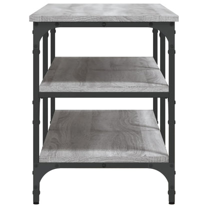 Shoe Bench Grey Sonoma 100x38,5x49 cm Engineered Wood