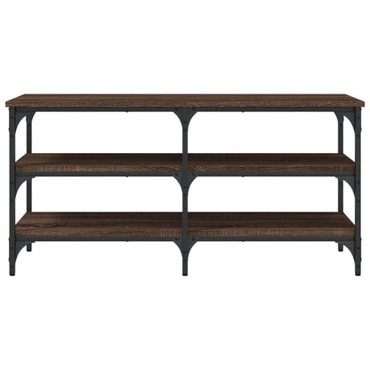 Shoe Bench Brown Oak 100x38,5x49 cm Engineered Wood