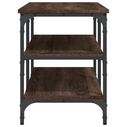 Shoe Bench Brown Oak 100x38,5x49 cm Engineered Wood