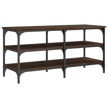 Shoe Bench Brown Oak 100x38,5x49 cm Engineered Wood