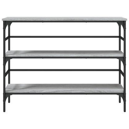 Console Table Grey Sonoma 100x32x75 cm Engineered Wood