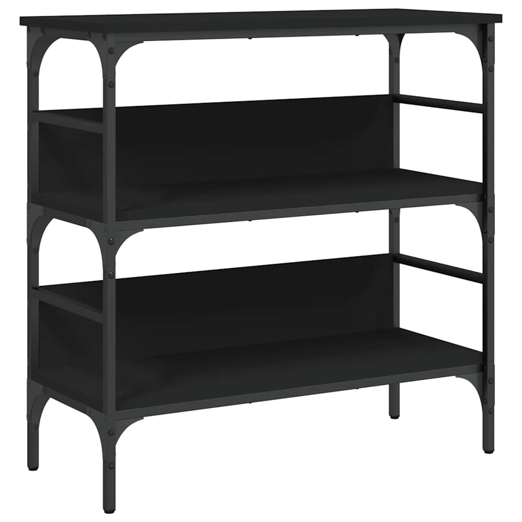 Console Table | Black | Engineered Wood, Metal | 75 x 32 x 75 cm