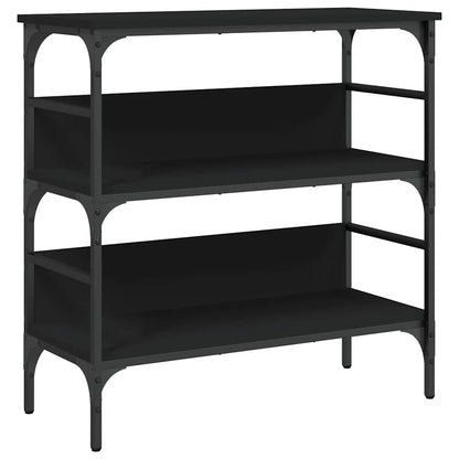 Console Table | Black | Engineered Wood, Metal | 75 x 32 x 75 cm