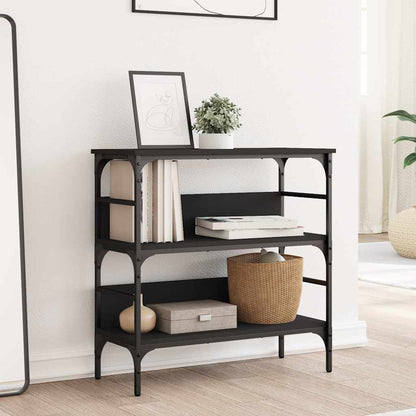 Console Table | Black | Engineered Wood, Metal | 75 x 32 x 75 cm