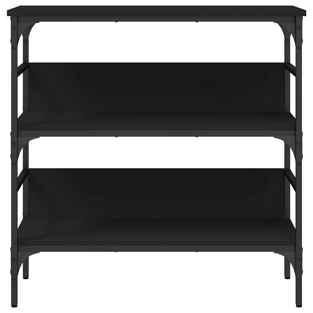 Console Table | Black | Engineered Wood, Metal | 75 x 32 x 75 cm
