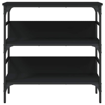 Console Table | Black | Engineered Wood, Metal | 75 x 32 x 75 cm
