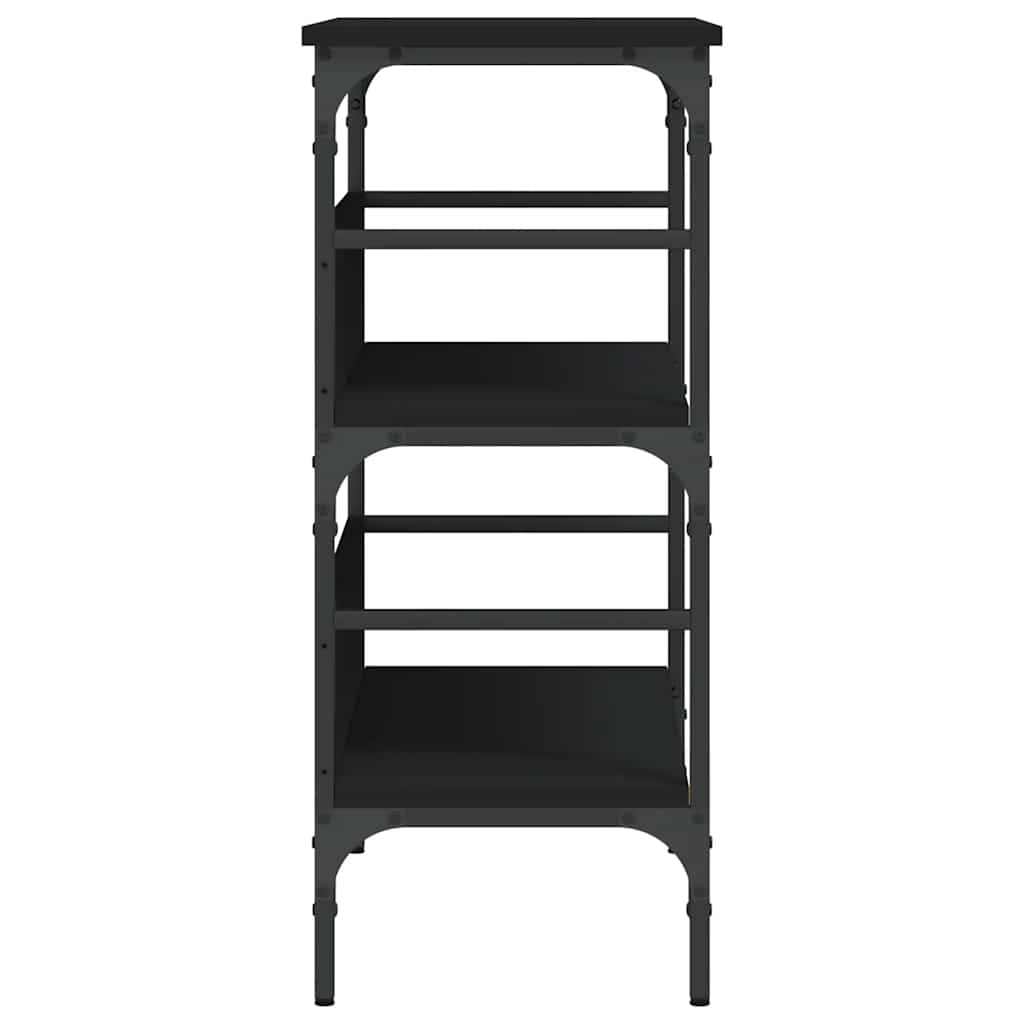 Console Table | Black | Engineered Wood, Metal | 75 x 32 x 75 cm
