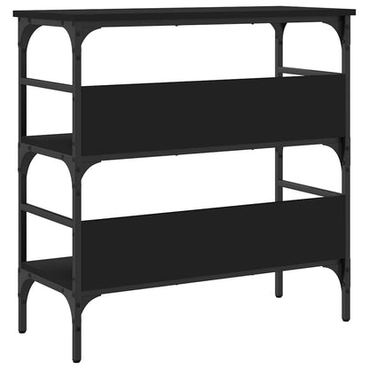 Console Table | Black | Engineered Wood, Metal | 75 x 32 x 75 cm