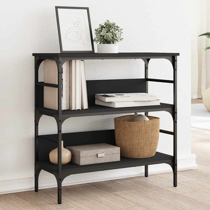 Console Table | Black | Engineered Wood, Metal | 75 x 32 x 75 cm