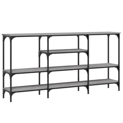 Console Table Grey Sonoma 160x29x80 cm Engineered Wood