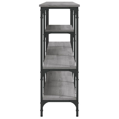 Console Table Grey Sonoma 160x29x80 cm Engineered Wood