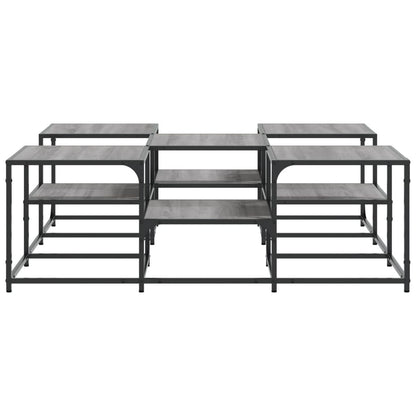 Coffee Table Grey Sonoma 121x121x40 cm Engineered Wood
