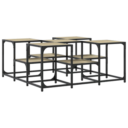 Coffee Table Sonoma Oak 91x91x40 cm Engineered Wood