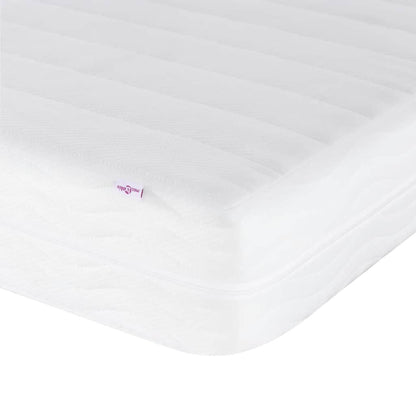 Bed with Mattress "Dover" Dark Grey Single Fabric